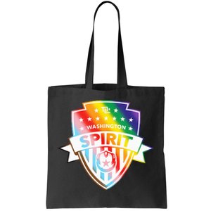 Nwsl Washington Spirit Pride Crest Tote Bag