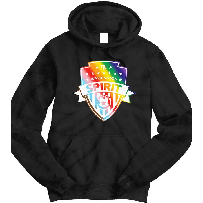 Nwsl Washington Spirit Pride Crest Tie Dye Hoodie