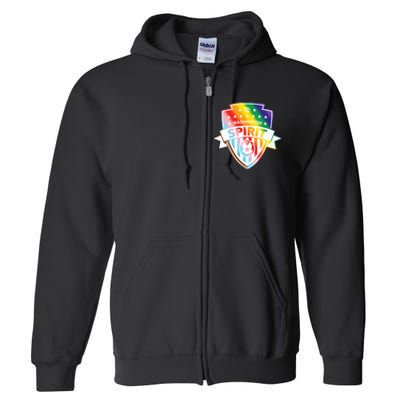 Nwsl Washington Spirit Pride Crest Full Zip Hoodie