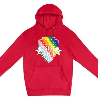 Nwsl Washington Spirit Pride Crest Premium Pullover Hoodie