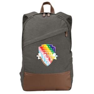 Nwsl Washington Spirit Pride Crest Cotton Canvas Backpack