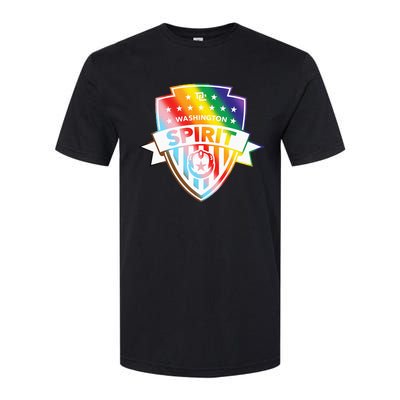 Nwsl Washington Spirit Pride Crest Softstyle CVC T-Shirt