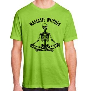 Namaste Witches Skeleton Halloween Yoga Adult ChromaSoft Performance T-Shirt