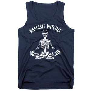 Namaste Witches Skeleton Halloween Yoga Tank Top