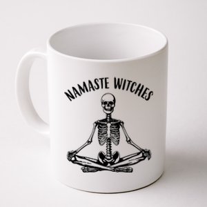 Namaste Witches Skeleton Halloween Yoga Coffee Mug