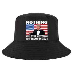 Nothing Will Stop Me Voting For Trump In 2024 Cool Comfort Performance Bucket Hat