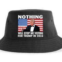 Nothing Will Stop Me Voting For Trump In 2024 Sustainable Bucket Hat