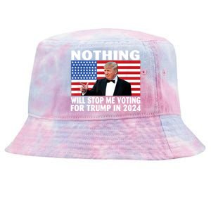 Nothing Will Stop Me Voting For Trump In 2024 Tie-Dyed Bucket Hat