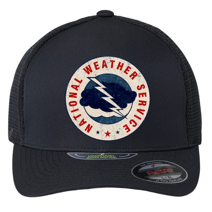 National Weather Service NWS Flexfit Unipanel Trucker Cap