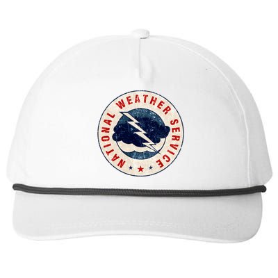 National Weather Service NWS Snapback Five-Panel Rope Hat