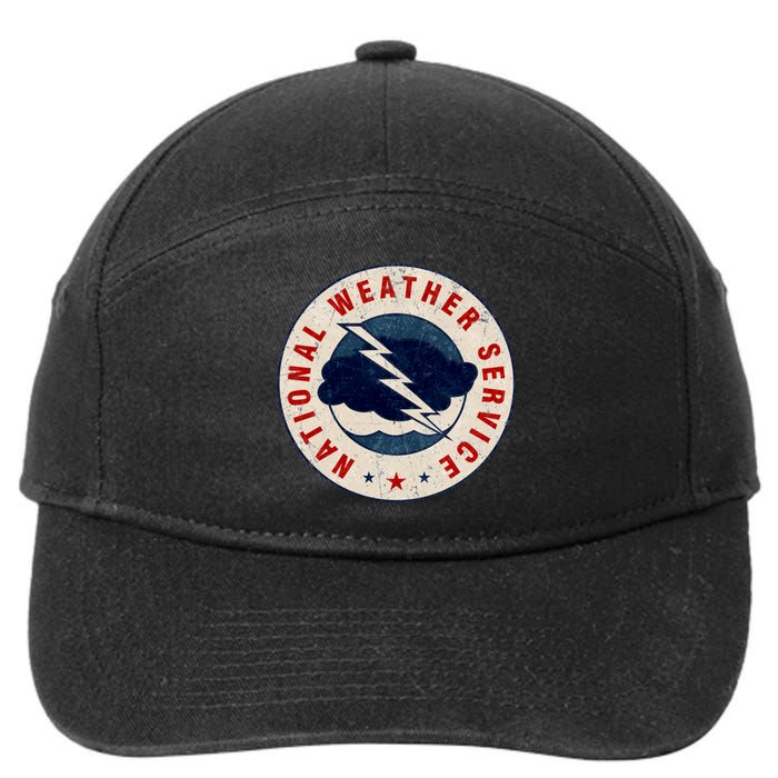 National Weather Service NWS 7-Panel Snapback Hat