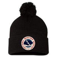 National Weather Service NWS Pom Pom 12in Knit Beanie