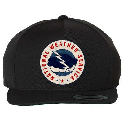 National Weather Service NWS Wool Snapback Cap