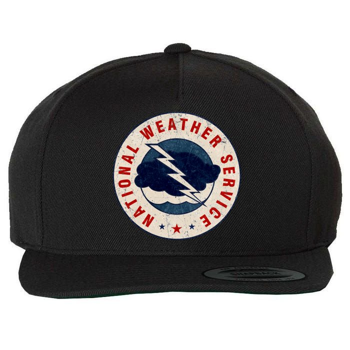 National Weather Service NWS Wool Snapback Cap