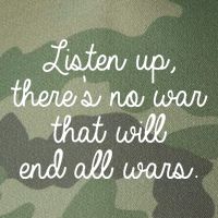 No War That Will End All Wars Quote Legacy Tie Dye Trucker Hat