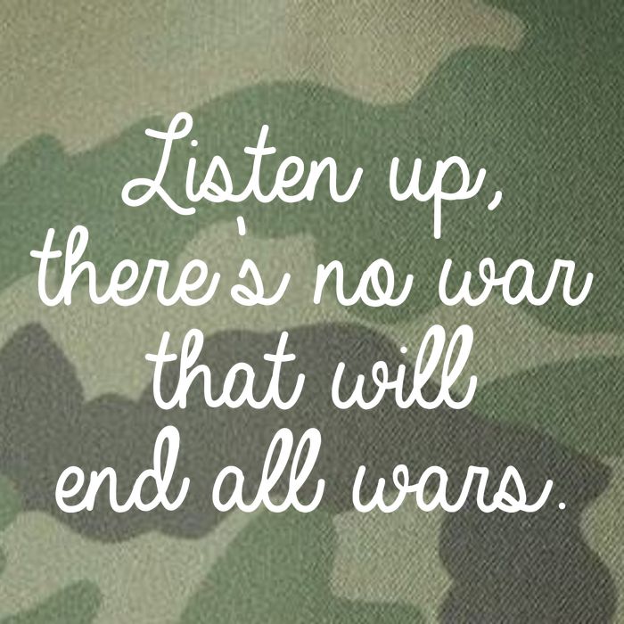 No War That Will End All Wars Quote Legacy Tie Dye Trucker Hat