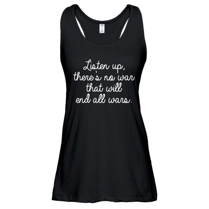 No War That Will End All Wars Quote Ladies Essential Flowy Tank