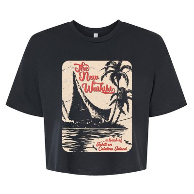 New Waikiki Tiki Bar Hawaiian Style Bella+Canvas Jersey Crop Tee