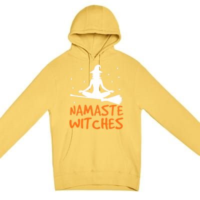 Namaste Witches Tee Cute Yoga Meditation Lover Pie Day Gift Premium Pullover Hoodie