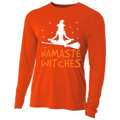 Namaste Witches Tee Cute Yoga Meditation Lover Pie Day Gift Cooling Performance Long Sleeve Crew