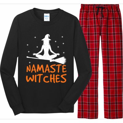 Namaste Witches Tee Cute Yoga Meditation Lover Pie Day Gift Long Sleeve Pajama Set