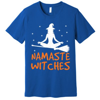 Namaste Witches Tee Cute Yoga Meditation Lover Pie Day Gift Premium T-Shirt