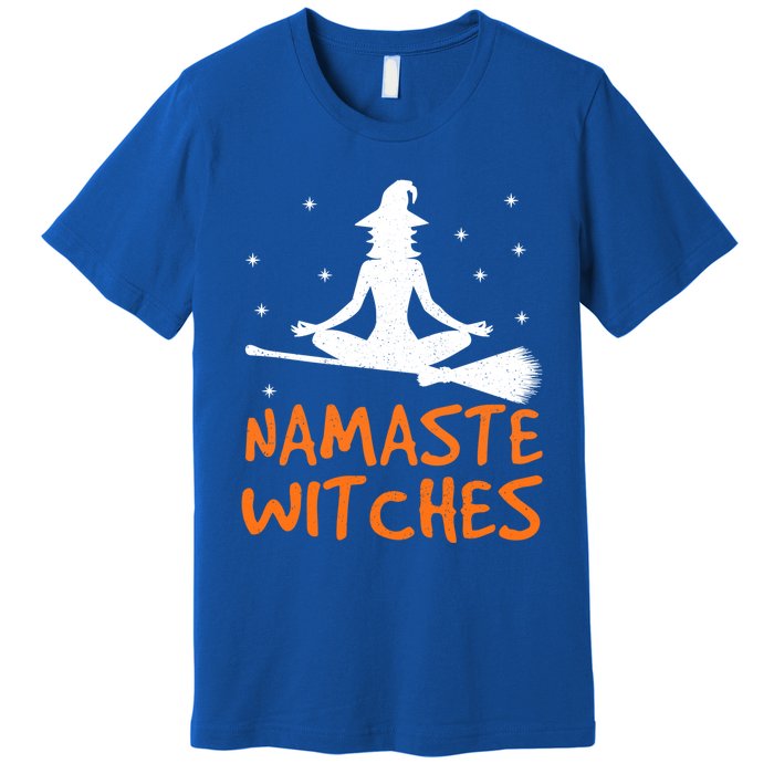 Namaste Witches Tee Cute Yoga Meditation Lover Pie Day Gift Premium T-Shirt