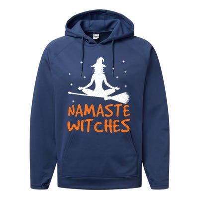 Namaste Witches Tee Cute Yoga Meditation Lover Pie Day Gift Performance Fleece Hoodie