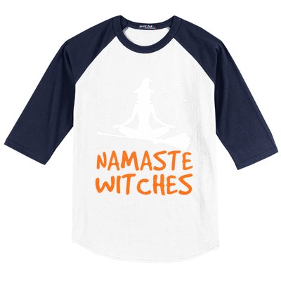 Namaste Witches Tee Cute Yoga Meditation Lover Pie Day Gift Baseball Sleeve Shirt