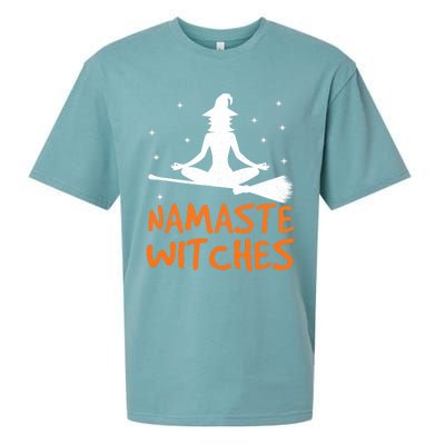 Namaste Witches Tee Cute Yoga Meditation Lover Pie Day Gift Sueded Cloud Jersey T-Shirt