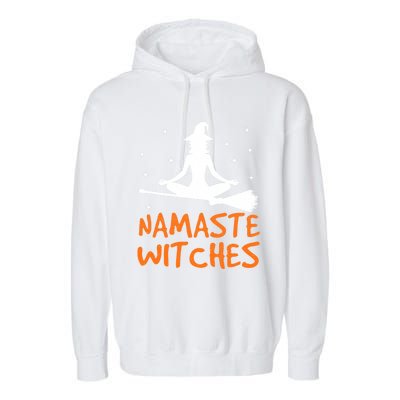 Namaste Witches Tee Cute Yoga Meditation Lover Pie Day Gift Garment-Dyed Fleece Hoodie