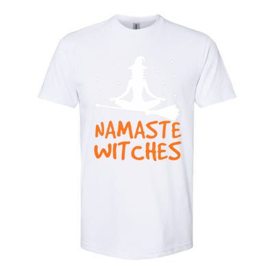 Namaste Witches Tee Cute Yoga Meditation Lover Pie Day Gift Softstyle CVC T-Shirt