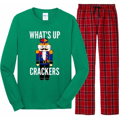 Nutcracker  WhatS Up Crackers Christmas Holiday Long Sleeve Pajama Set