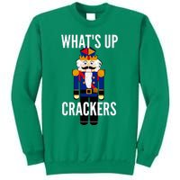 Nutcracker  WhatS Up Crackers Christmas Holiday Sweatshirt