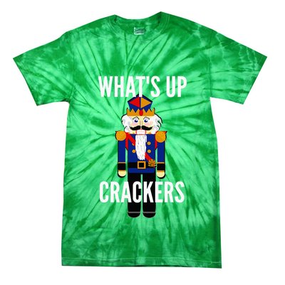 Nutcracker  WhatS Up Crackers Christmas Holiday Tie-Dye T-Shirt
