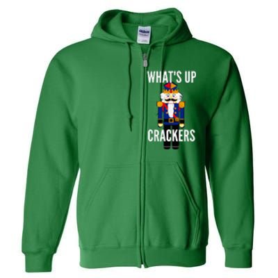 Nutcracker  WhatS Up Crackers Christmas Holiday Full Zip Hoodie