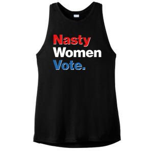 Nasty Women Vote Ladies PosiCharge Tri-Blend Wicking Tank