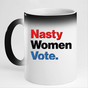 Nasty Women Vote 11oz Black Color Changing Mug