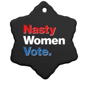 Nasty Women Vote Ceramic Star Ornament