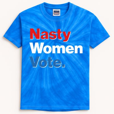 Nasty Women Vote Kids Tie-Dye T-Shirt