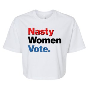 Nasty Women Vote Bella+Canvas Jersey Crop Tee