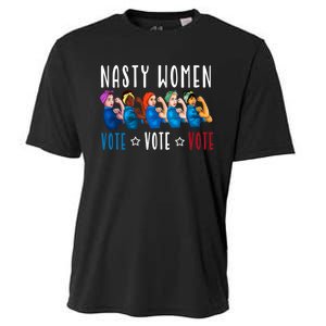 Nasty Women Vote 2024 Democrat Election Day Political Quote Cooling Performance Crew T-Shirt