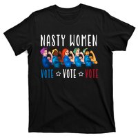 Nasty Women Vote 2024 Democrat Election Day Political Quote T-Shirt