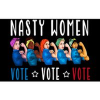 Nasty Women Vote 2024 Democrat Election Day Political Quote Bumper Sticker