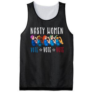 Nasty Women Vote 2024 Democrat Election Day Political Quote Mesh Reversible Basketball Jersey Tank