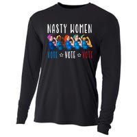 Nasty Women Vote 2024 Democrat Election Day Political Quote Cooling Performance Long Sleeve Crew