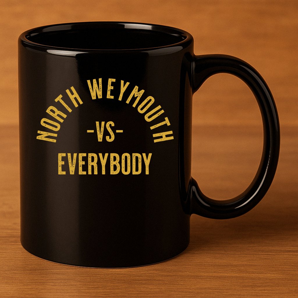 North Weymouth Vs Everybody 11oz C Handle Ceramic Mug