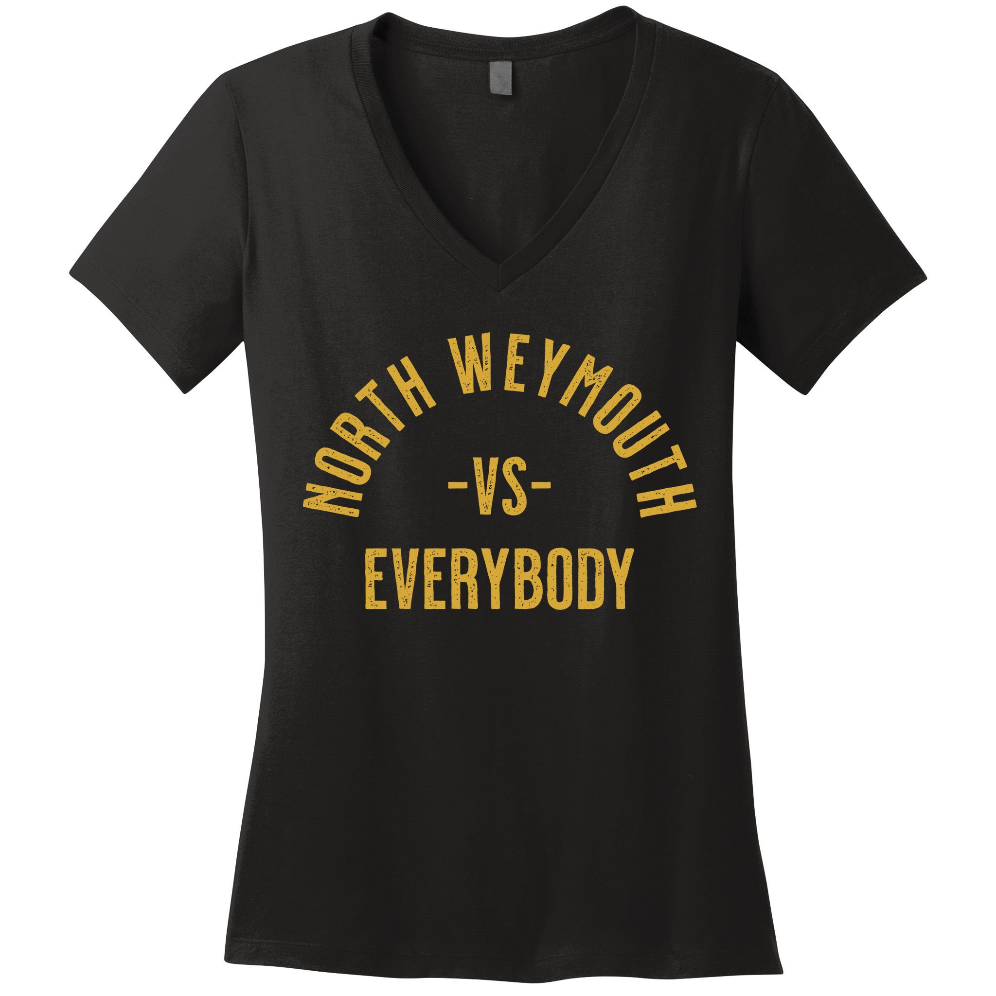 North Weymouth Vs Everybody Women's V-Neck T-Shirt