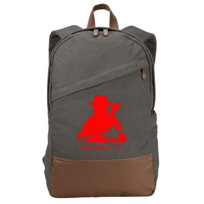 Niceville Where We Get Along With Anyone Usually. Cotton Canvas Backpack