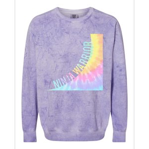 N.Inja Warrior Warp Wall Birthday Par Colorblast Crewneck Sweatshirt